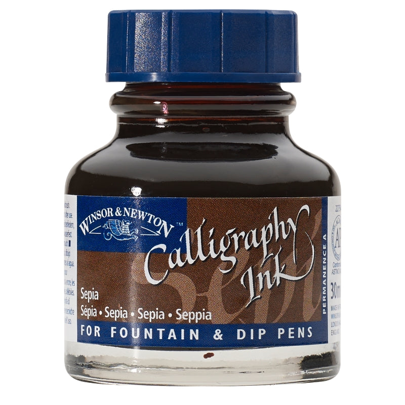 Tinta Para Caligrafia Winsor & Newton 30ml Sepia